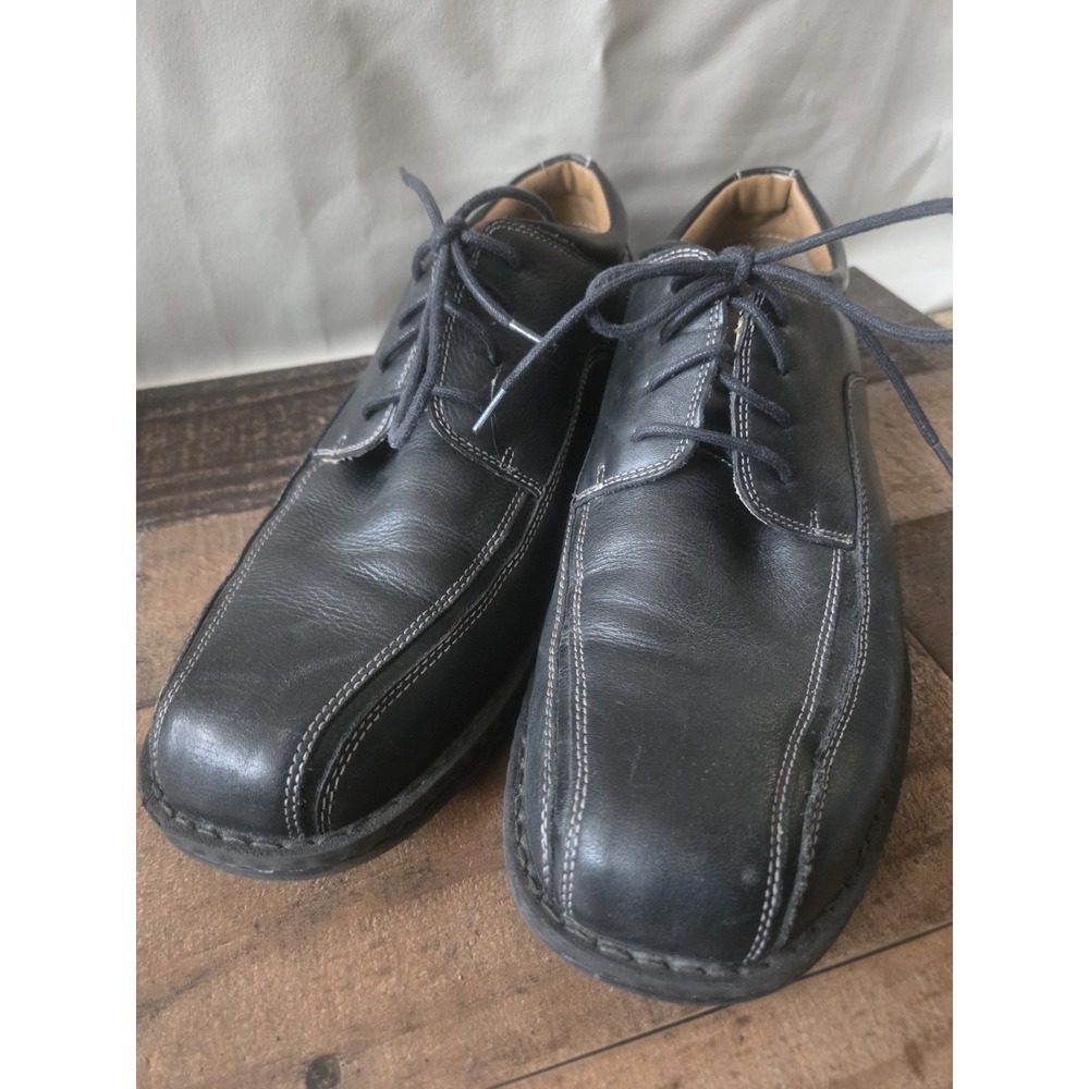 Dockers Prostyle Mens Sz 11M Black Leather Lace-Up Oxford Shoes